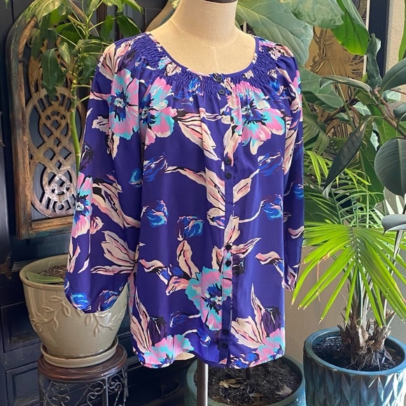 Anthropologie Yumi Kim floral peasant top - Picture 3 of 13